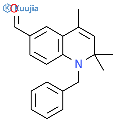 1-Benzyl-2,2,4-trimethyl-1,2-dihydroquinoline-6-carbaldehyde structure