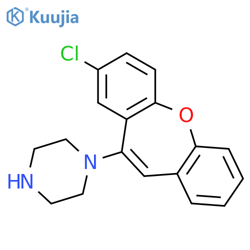 PIPERAZINE, 1-(8-CHLORODIBENZ[B,F]OXEPIN-10-YL)- structure