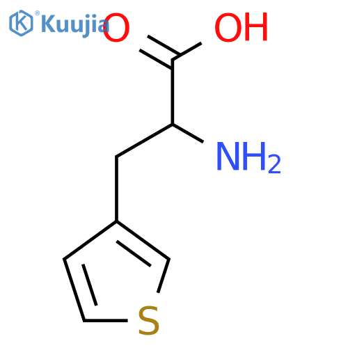 2-Amino-3-(thiophen-3-yl)propanoic acid structure
