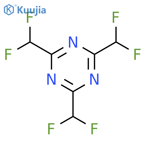 2,4,6-Tris(difluoromethyl)-1,3,5-triazine structure
