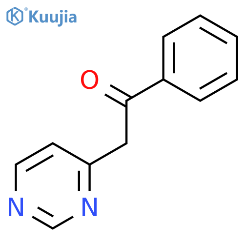 1-Phenyl-2-(4-pyrimidinyl)ethanone structure