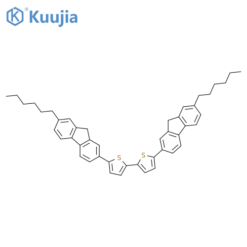 2,2'-Bithiophene,5,5'-bis(7-hexyl-9H-fluoren-2-yl)- structure