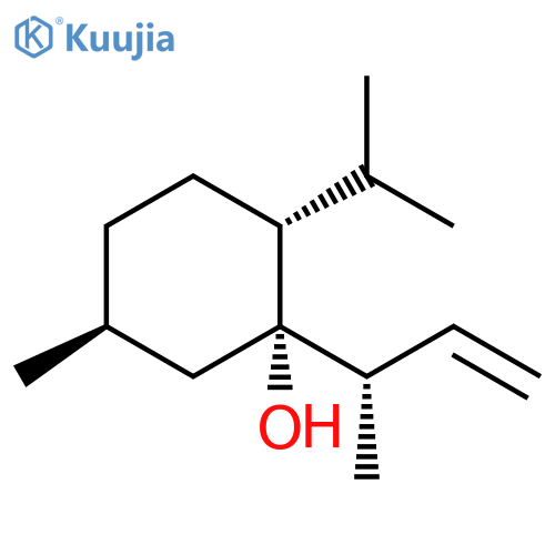 (1S,2R,5S)-2-isopropyl-5-methyl-1-[(1S)-1-methylallyl]cyclohexanol structure