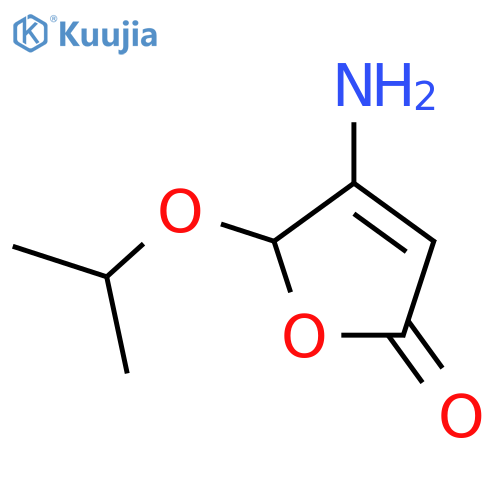 2(5H)-Furanone,4-amino-5-(1-methylethoxy)- structure