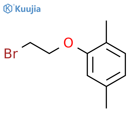 2-(2-Bromoethoxy)-1,4-dimethylbenzene structure