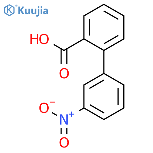 3'-Nitro-[1,1'-biphenyl]-2-carboxylic acid structure