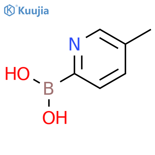 5-methylpyridine-2-boronic acid structure