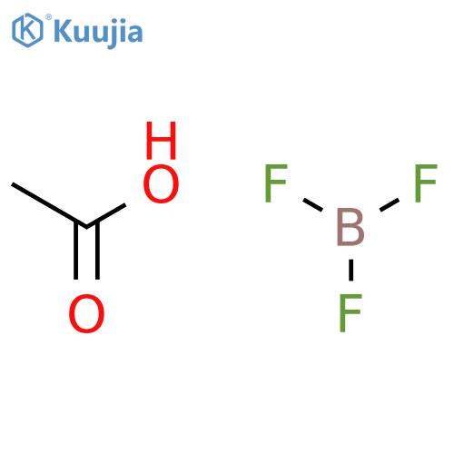 Boron trifluoride acetic acid complex structure
