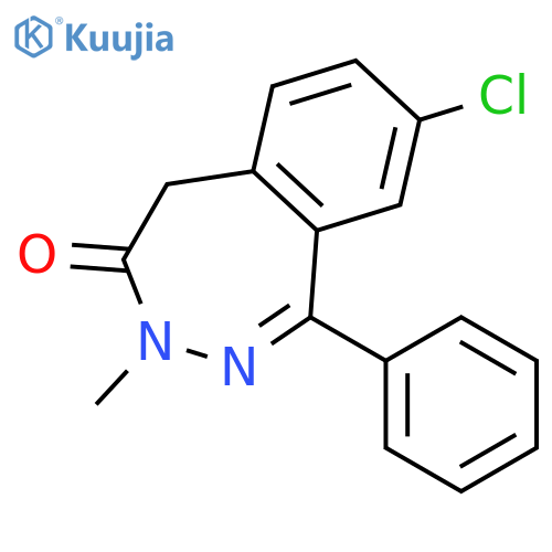 4H-2,3-Benzodiazepin-4-one,8-chloro-3,5-dihydro-3-methyl-1-phenyl- structure