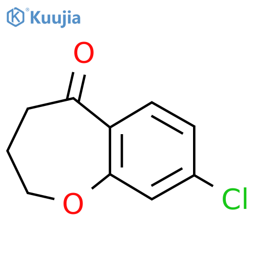 8-chloro-2,3,4,5-tetrahydro-1-benzoxepin-5-one structure
