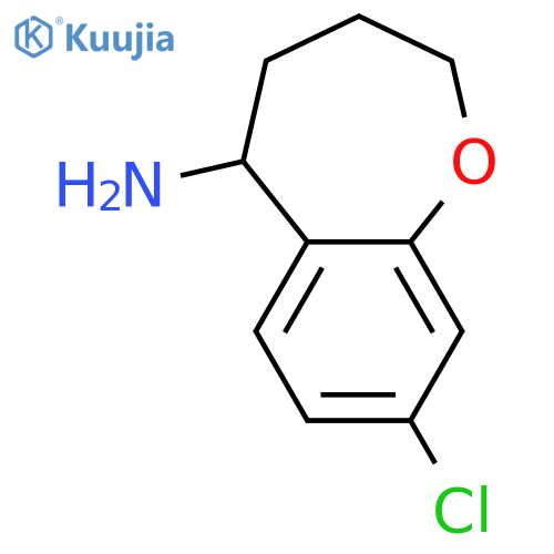 8-chloro-2,3,4,5-tetrahydro-1-benzoxepin-5-amine structure