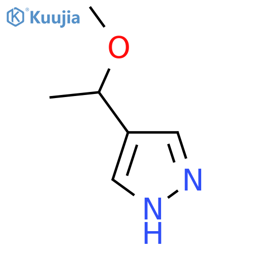 4-(1-methoxyethyl)-1H-pyrazole structure
