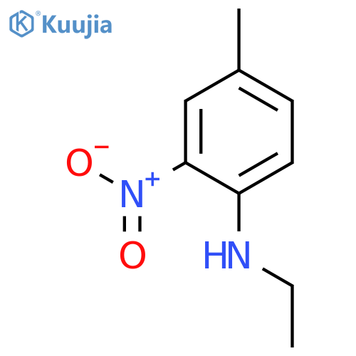 N-ethyl-4-methyl-2-nitroaniline structure