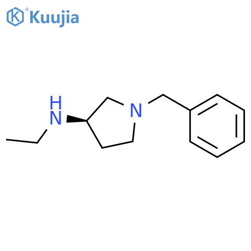 (3R)-(-)-1-Benzyl-3-(ethylamino)pyrrolidine structure
