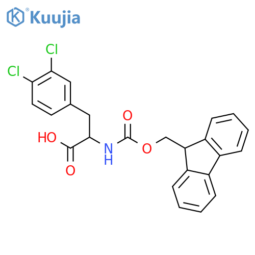 Phenylalanine,3,4-dichloro-N-[(9H-fluoren-9-ylmethoxy)carbonyl]- structure
