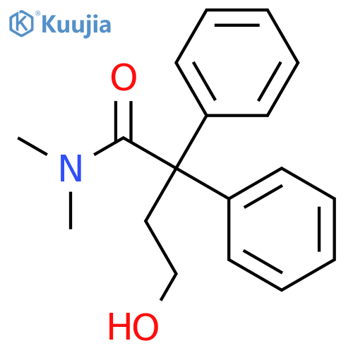 N,N-Dimethyl-2,2-diphenyl-4-hydroxybutyramide structure