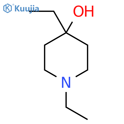1,4-Diethyl-4-piperidinol structure