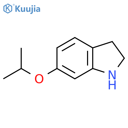 6-(propan-2-yloxy)-2,3-dihydro-1H-indole structure