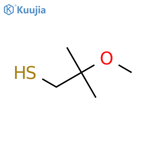 2-Methoxy-2-methylpropane-1-thiol structure