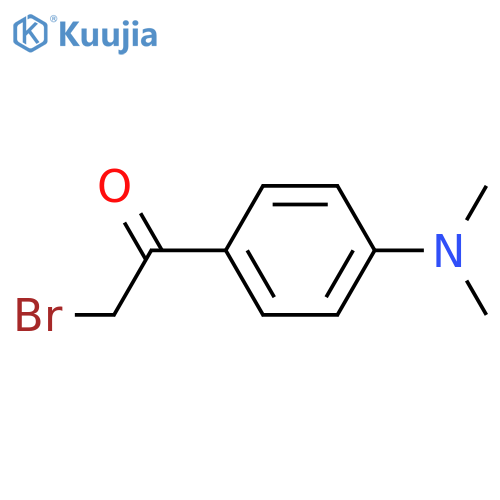 2-Bromo-1-(4-dimethylaminophenyl)ethanone structure