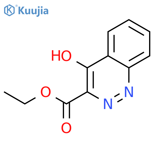 3-Cinnolinecarboxylic acid, 4-hydroxy-, ethyl ester structure
