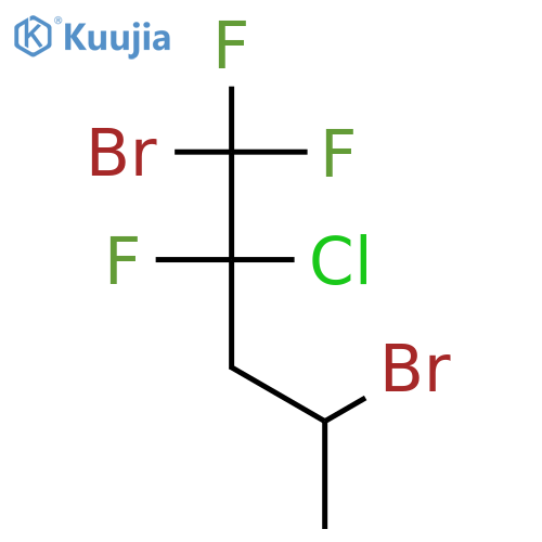 2-Chloro-1,4-dibromo-1,1,2-trifluoropentane structure