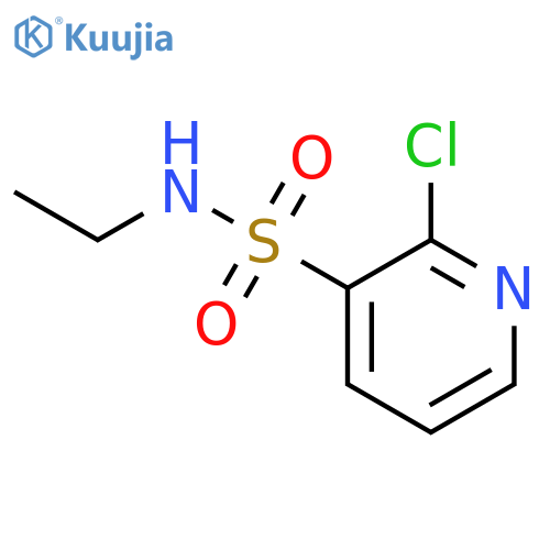2-chloro-N-ethylpyridine-3-sulfonamide structure