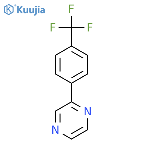 Pyrazine, [4-(trifluoromethyl)phenyl]- structure