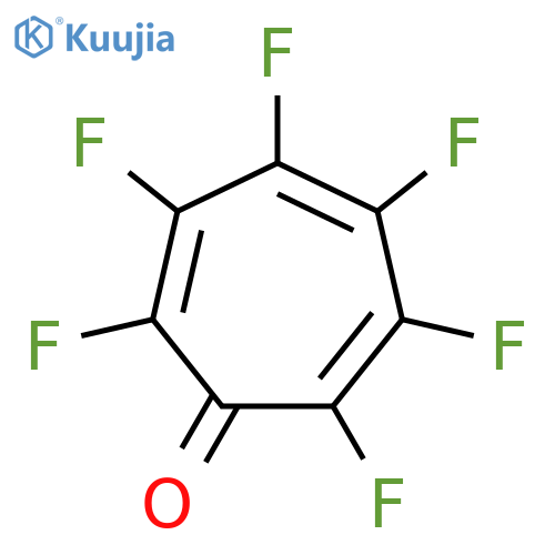 2,4,6-Cycloheptatrien-1-one, 2,3,4,5,6,7-hexafluoro- structure