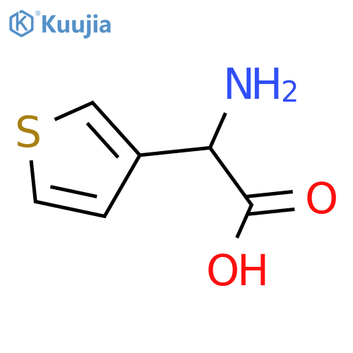 2-Amino-2-(thiophen-3-yl)acetic acid structure