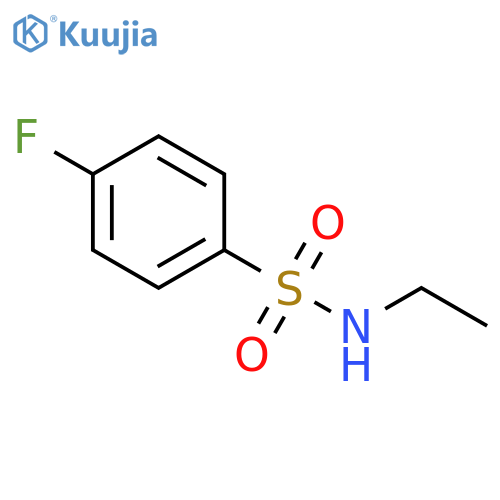 N-Ethyl 4-fluorobenzenesulfonamide structure