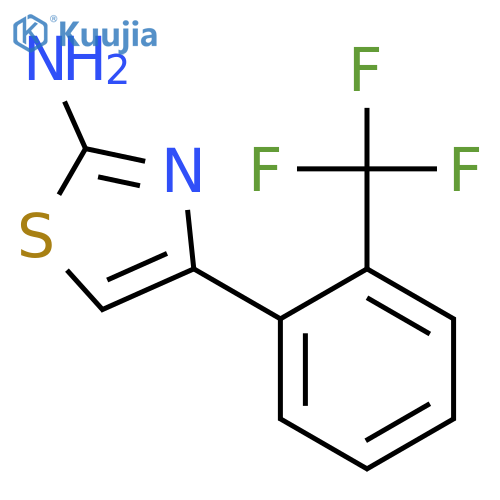 4-2-(Trifluoromethyl)Phenyl-1,3-Thiazol-2-Amine structure