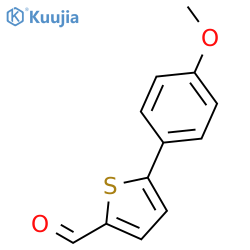 5-(4-Methoxyphenyl)thiophene-2-carbaldehyde structure