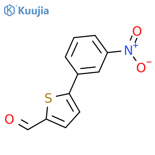 5-(3-Nitrophenyl)-2-thiophenecarbaldehyde structure