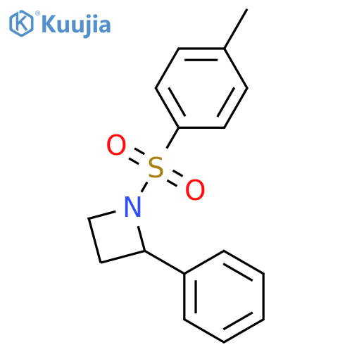 Azetidine, 1-[(4-methylphenyl)sulfonyl]-2-phenyl- structure