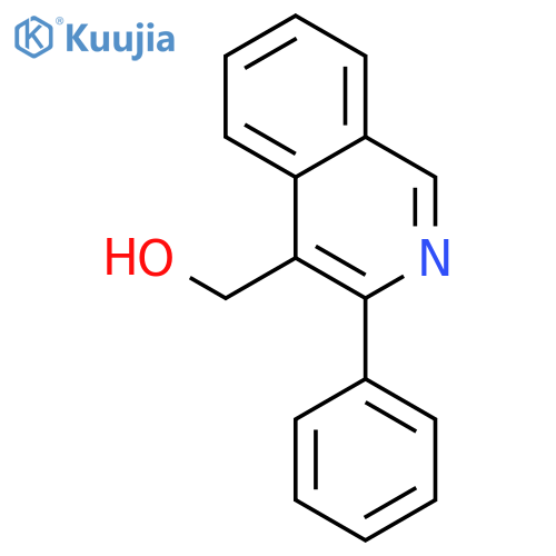 (3-Phenylisoquinolin-4-yl)methanol structure