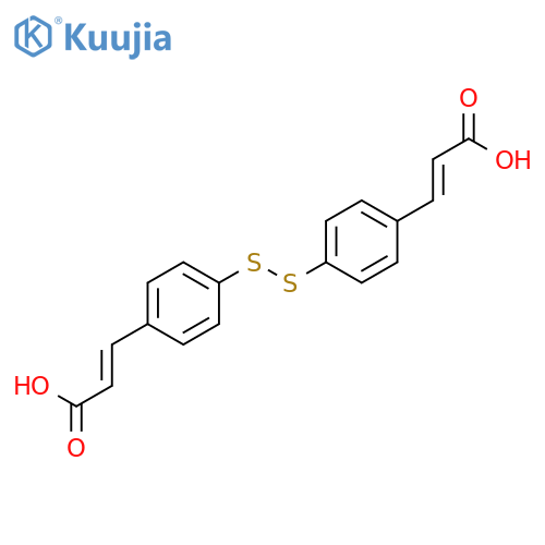 4,4’-Dithiobiscinnamic Acid structure