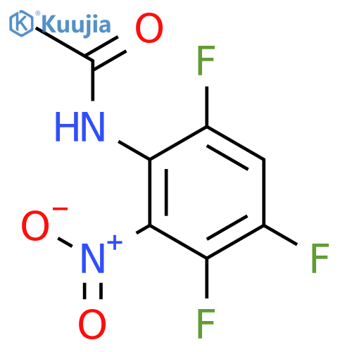 2-Acetamido-1-nitro-3,5,6-trifluorobenzene structure