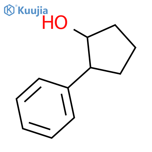 Cyclopentanol, 2-phenyl-, (1S,2R)- structure