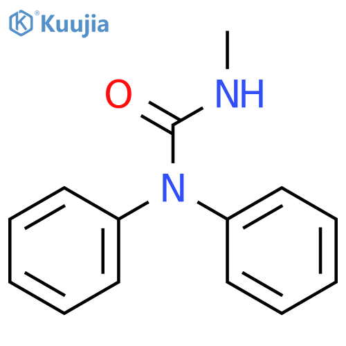 Urea, methyldiphenyl- structure