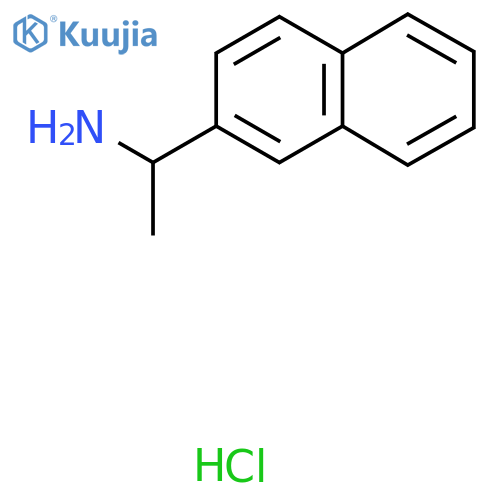 1-(Naphthalen-2-yl)ethanamine Hydrochloride structure