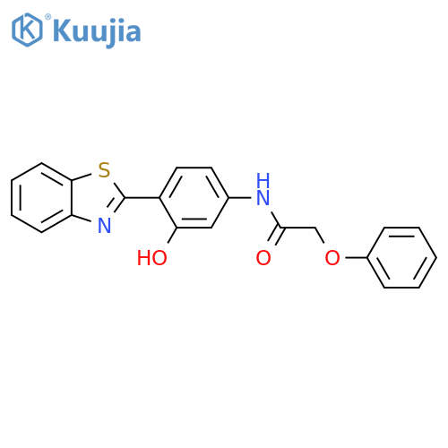 N-4-(1,3-benzothiazol-2-yl)-3-hydroxyphenyl-2-phenoxyacetamide structure