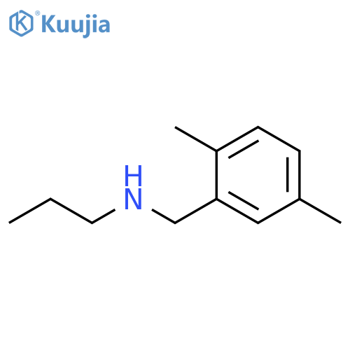 (2,5-dimethylphenyl)methyl(propyl)amine structure
