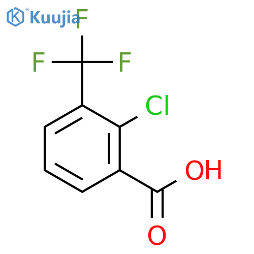 2-Chloro-3-(trifluoromethyl)benzoic acid structure