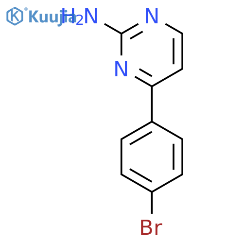 4-(4-Bromophenyl)pyrimidin-2-amine structure