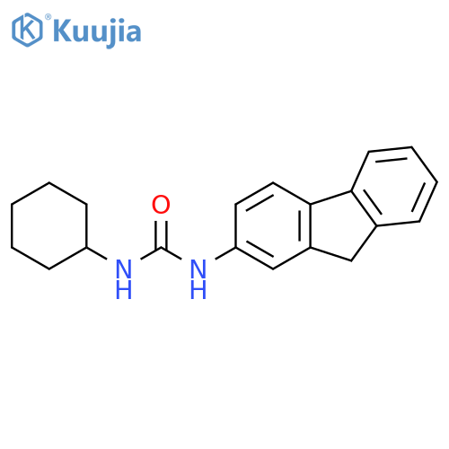 1-cyclohexyl-3-(9H-fluoren-2-yl)urea structure
