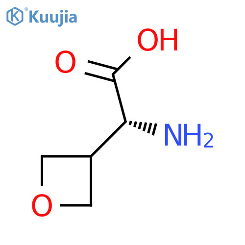 (2R)-2-amino-2-(oxetan-3-yl)acetic acid structure