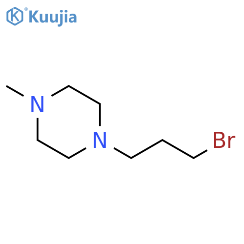 1-(3-Bromopropyl)-4-methylpiperazine structure