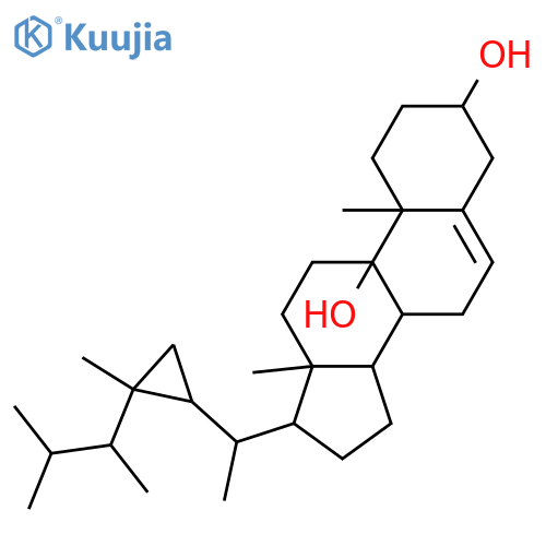 Gorgost-5-ene-3,9-diol; (3β,9α,24R)-form structure