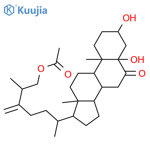 Ergost-24(28)-ene-3,5,6,26-tetrol; (3β,5α,25ξ)-form, 6-Ketone, 26-Ac structure